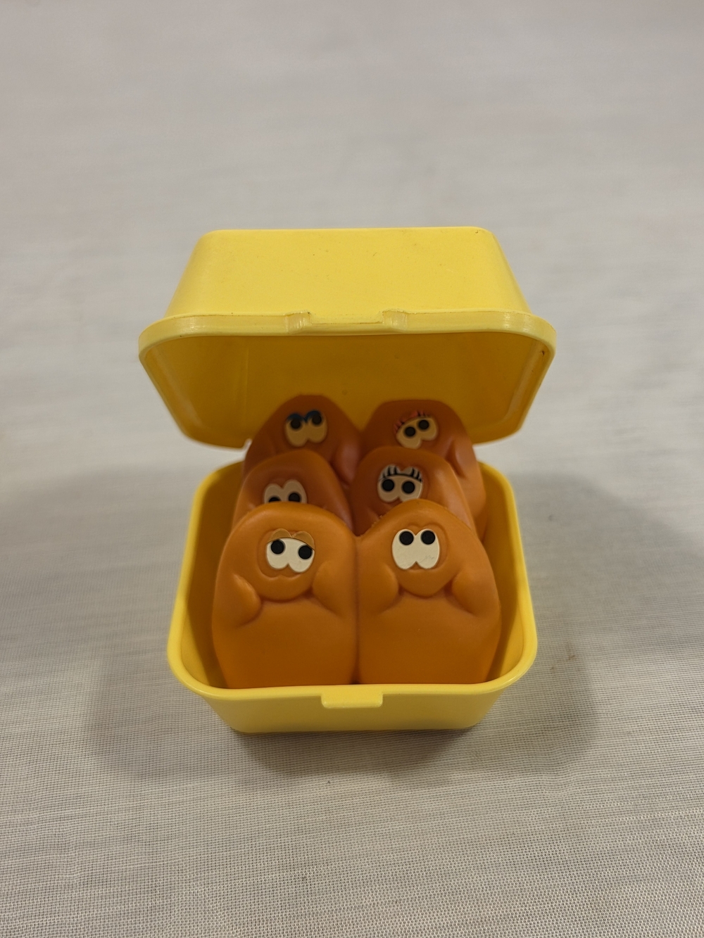 1988 McDonalds Happy Meal Toy 6-Piece Chicken McNugget Buddies